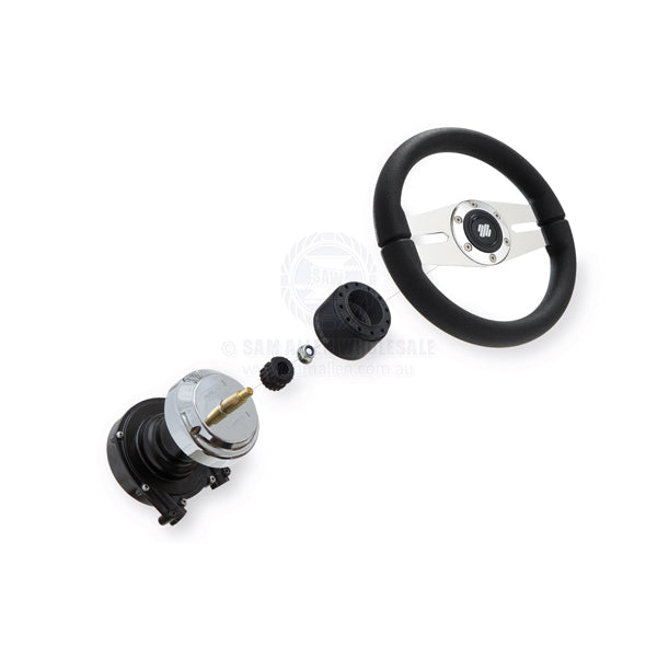 ULTRAFLEX STEERING WHEEL - HUB & BUTTON