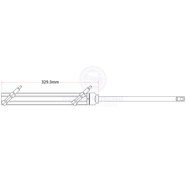 ULTRAFLEX HYDRAULIC STEERING KIT - OUTBOARD SIDE MOUNT - HYCO OBS - UC68 CYLINDER