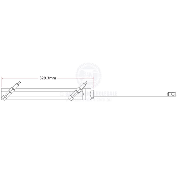 ULTRAFLEX OUTBOARD CYLINDER - SIDE MOUNT - UC68-OBS