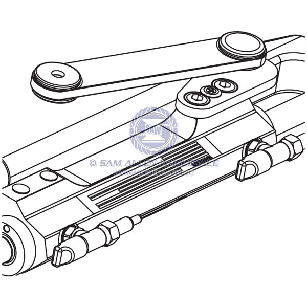 ULTRAFLEX HYDRAULIC OUTBOARD CYLINDER - FRONT MOUNT - UC128-OBF