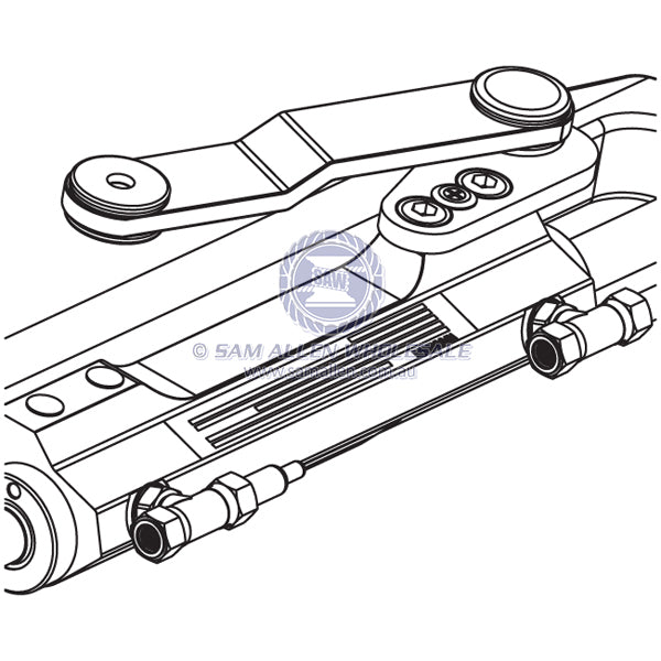 ULTRAFLEX HYDRAULIC OUTBOARD CYLINDER - FRONT MOUNT - UC128-OBF