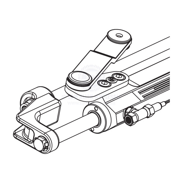 ULTRAFLEX HYDRAULIC OUTBOARD CYLINDER - FRONT MOUNT - UC128-OBF