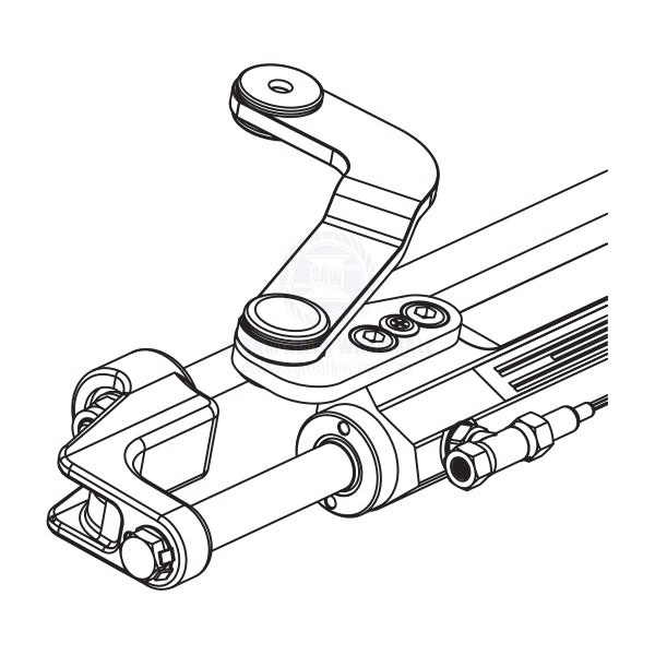 ULTRAFLEX HYDRAULIC STEERING KITS - 300HP NAUTECH 1 - UC128-OBF WITHOUT HOSE (A)