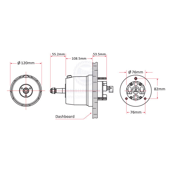 ULTRAFLEX HYDRAULIC HELM PUMPS - FRONT & TILT MOUNT - UP20