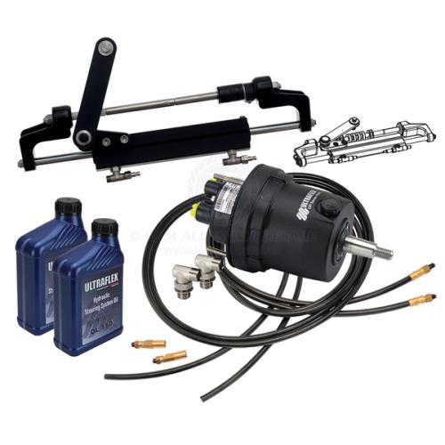 ULTRAFLEX HYDRAULIC STEERING HYTECH KITS - QUICKFIT HOSE KIT - 175HP HYTECH - UC95-OBF Steering kit hydraulic Ultraflex