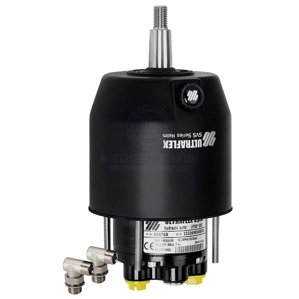 ULTRAFLEX HYDRAULIC HELM PUMPS - FRONT MOUNT SILVERSTEER