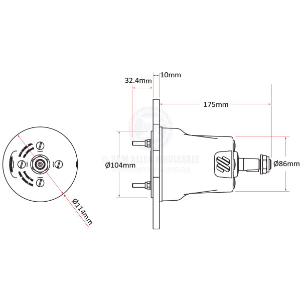ULTRAFLEX POWER ASSISTED HELM PUMPS - MASTERDRIVE UH