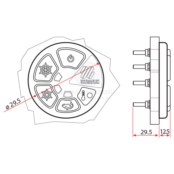 ULTRAFLEX SWITCH PANEL - MASTER DRIVE UCMD