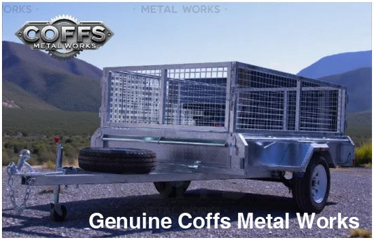 8x5 single axle 750kg ATM Galvanised box trailer