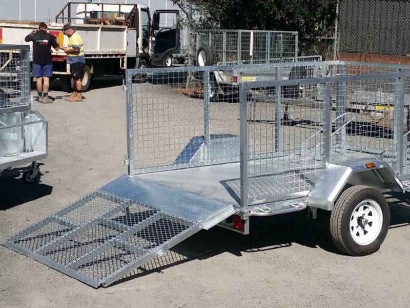 8 x 5 FT ATV 750KG ATM Trailer with Full Ramp pick up