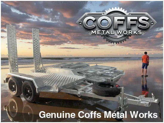 8x6 mini plant trailer 3500kg Galvanised plant trailer