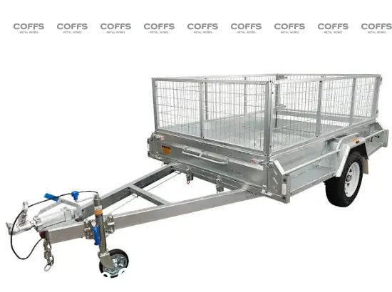 9×5 Premium HD Braked Box Trailer For Sale ATM 1400KG With Jockey Wheel/ 100mmX50mm Drawbar