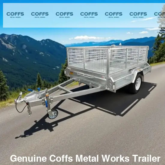 9×5 Premium HD Braked Box Trailer For Sale ATM 1400KG With Jockey Wheel/ 100mmX50mm Drawbar