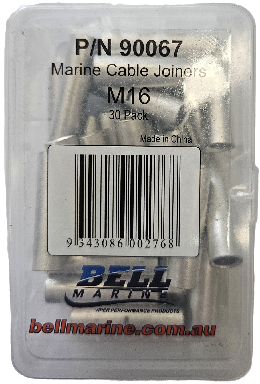 Cable Joiners M16 Tinned Copper - 30 Pack | Coffs Metal Works