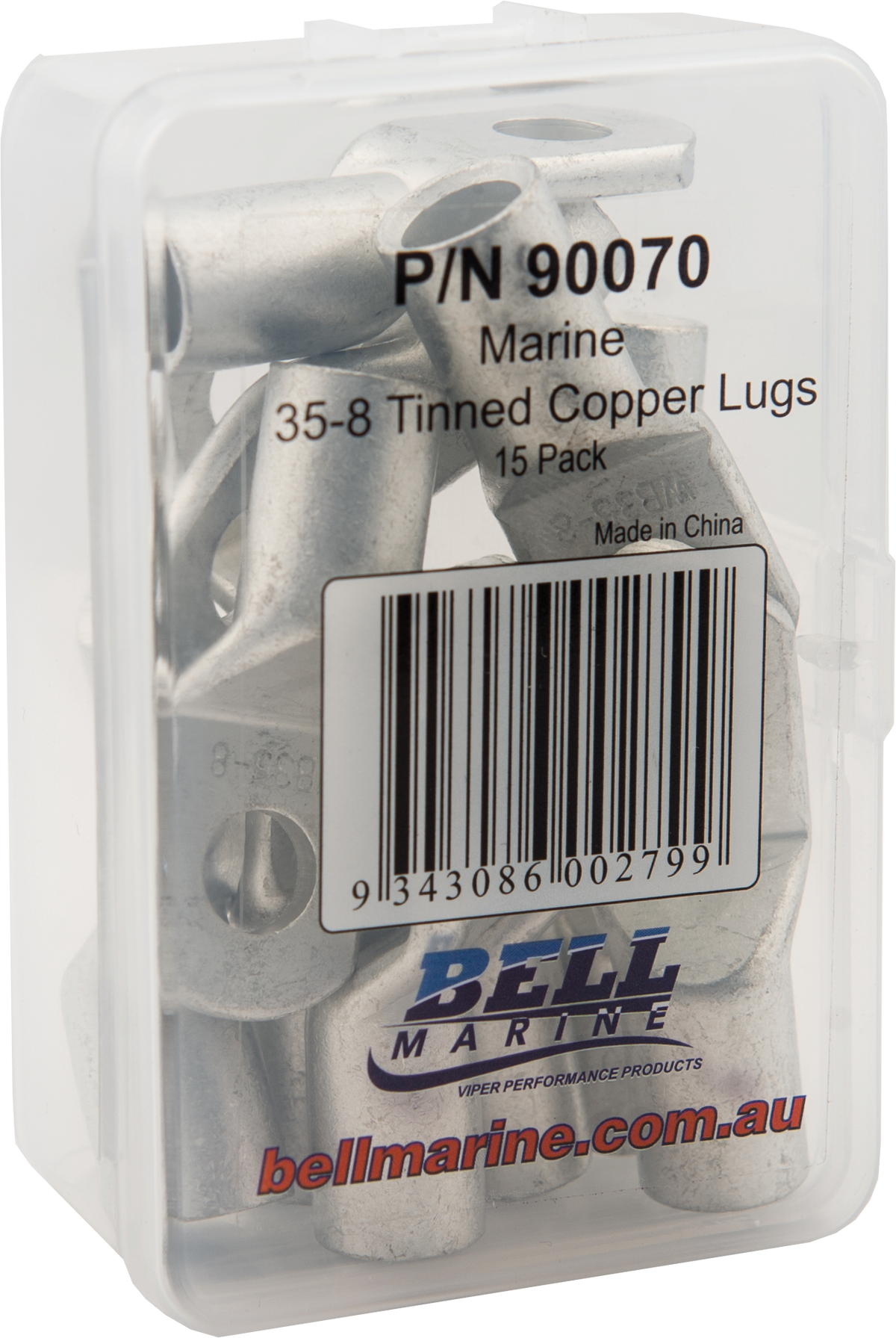 Viper Pro Series Tinned Copper Lugs 35-8mm - 15 Pack | Coffs Metal Works