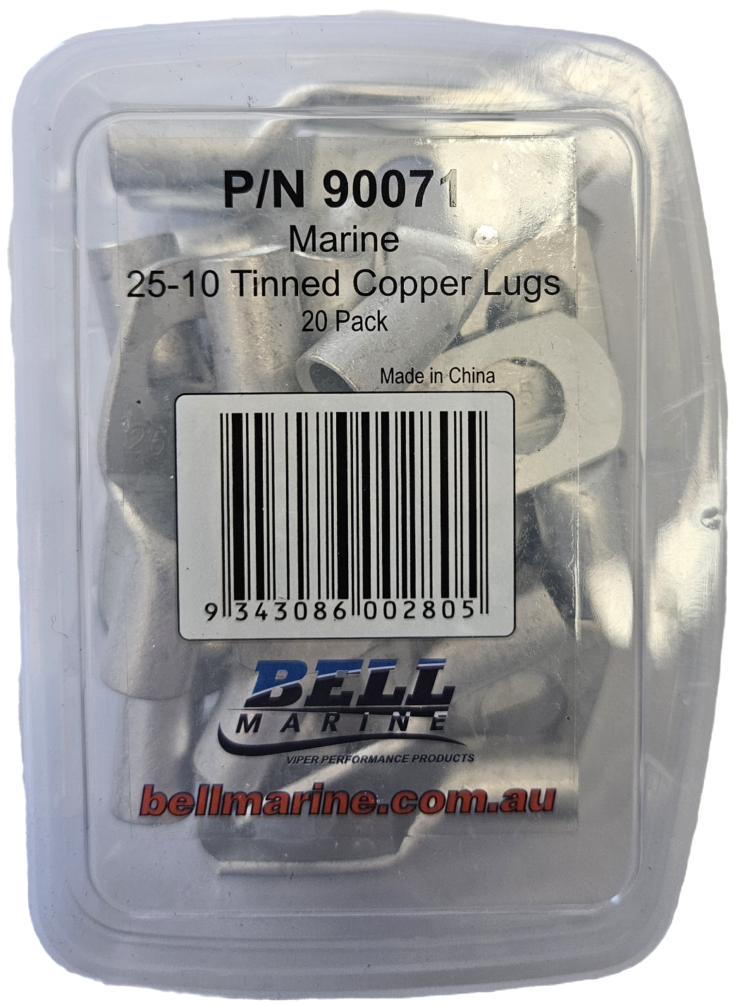 Viper Pro Series Tinned Copper Lugs 25-10mm - 20 Pack | Coffs Metal Works