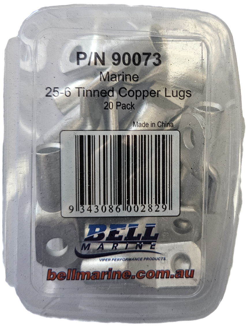 Viper Pro Series Tinned Copper Lug 25-6mm - 20 Pack | Coffs Metal Works