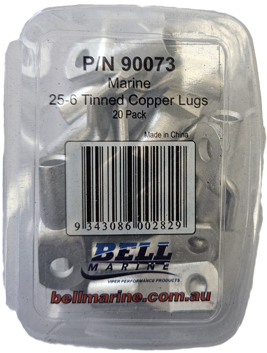 Viper Pro Series Tinned Copper Lug 25-6mm - 20 Pack | Coffs Metal Works
