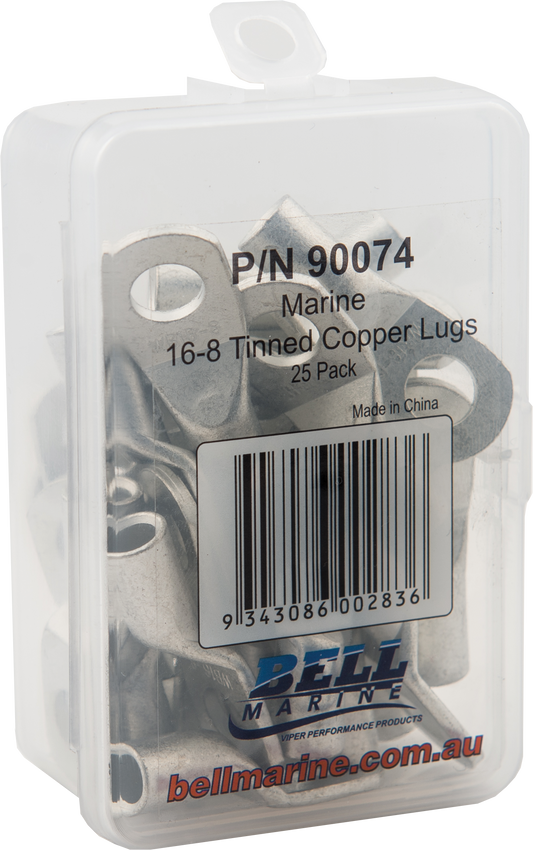 Viper Pro Series Tinned Copper Lug 16-8mm - 25 Pack | Coffs Metal Works