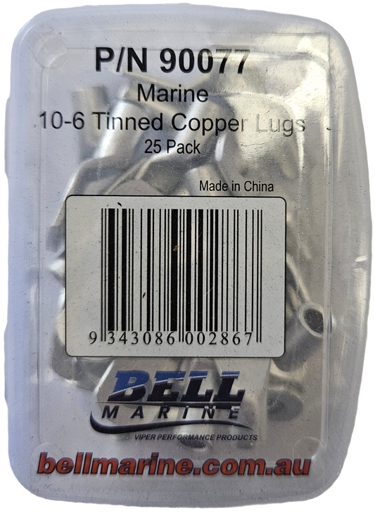 Viper Pro Series Tinned Coppper Lug 10-6mm - 25 Pack | Coffs Metal Works