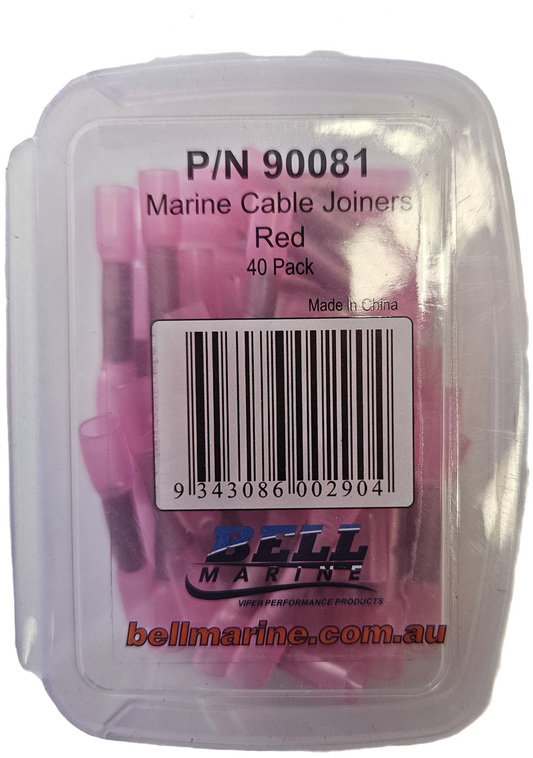 Viper Pro Series Marine Glue Lined Cable Joiner Red - 2.5-3mm - 40 Pack | Coffs Metal Works