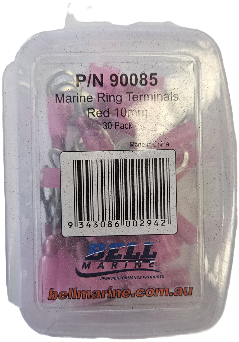 Viper Pro Series Marine Glue Lined Ring Terminal Red - 10mm - 30 Pack | Coffs Metal Works