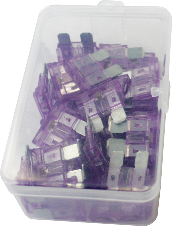 Viper Pro Series 3A Led Indicator Blade Fuse Purple - 30 Pack | Coffs Metal Works
