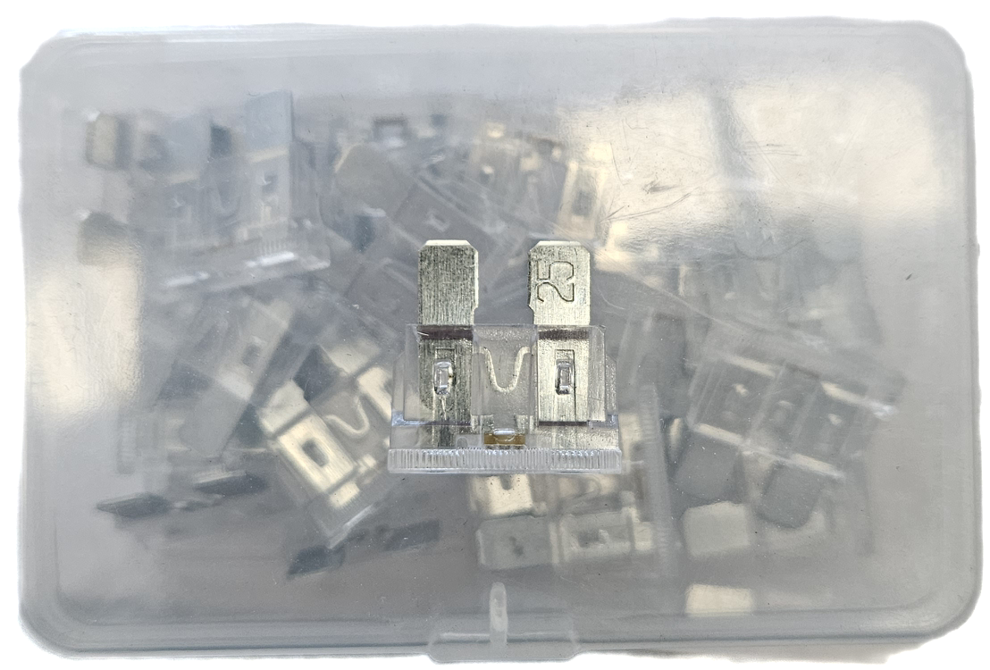 Viper Pro Series 25A Blade Led Fuse Clear - 30 Pack | Coffs Metal Works