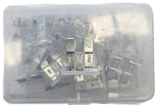 Viper Pro Series 25A Blade Led Fuse Clear - 30 Pack | Coffs Metal Works