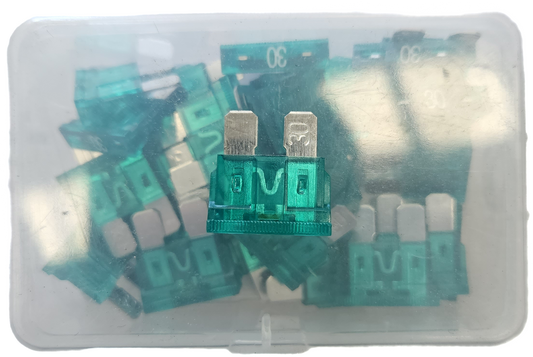 Viper Pro Series 30A Blade Led Fuse Green - 30 Pack | Coffs Metal Works