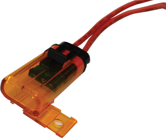 Waterproof Ip67 Orange Transparent Universal Fuse Holder- 30 Amp | Coffs Metal Works