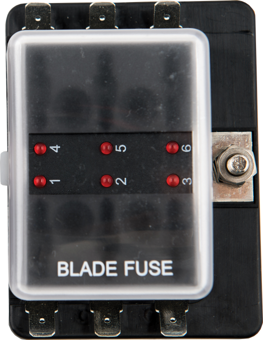 Viper Pro Series 6 Gang Blade Fuse Holder For Marine Use | Coffs Metal Works