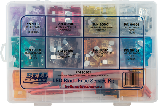 Viper Pro Series Led Indicator Blade Fuse Service Kit - 242 Pieces | Coffs Metal Works