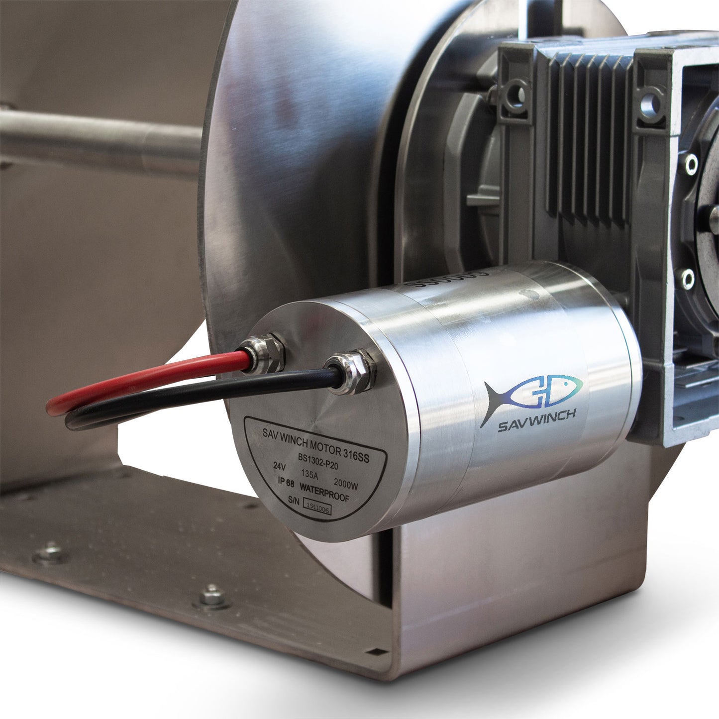 1000 SS Drum Anchor Winch