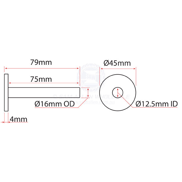 OUTBOARD BOLT INSULATING BUSH - RELAXN