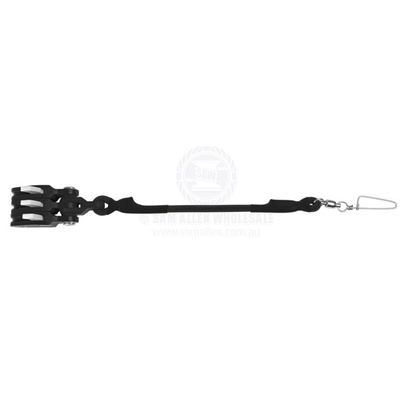 REELAX OUTRIGGER HALYARD LOCK PULLEY
