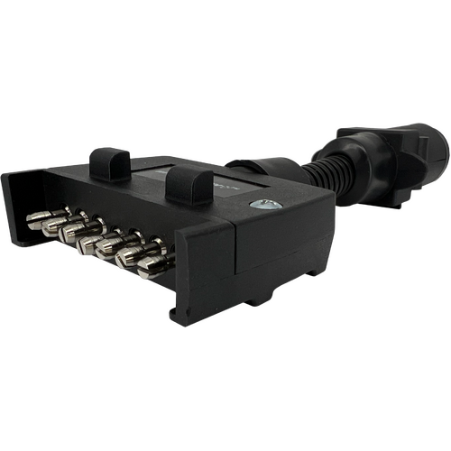 Trailer Adaptor - Flat 7 Pin Plug to Small Round 7 Pin Socket