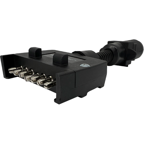 Trailer Adaptor - Flat 7 Pin Plug to Small Round 7 Pin Socket