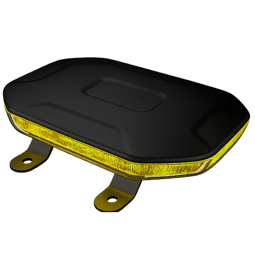 Mini Amber Lightbar 245mm 10-30V Bracket Mount