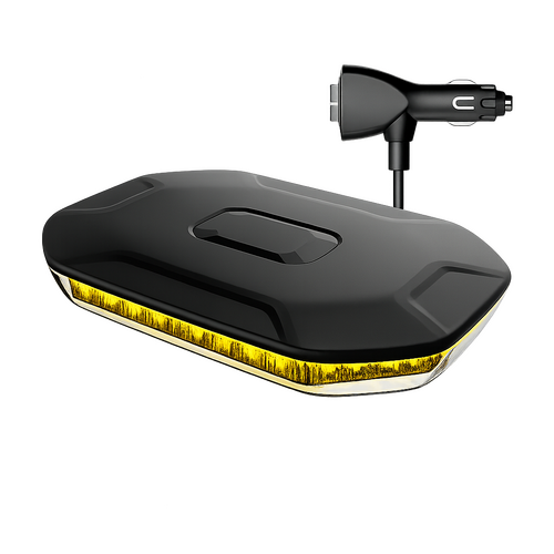 Mini Amber Lightbar 245mm 10-30V Magnetic Mount