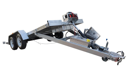 CCT Hydraulic Tipper Car Trailer For Sale Deck size 16.4×6.6ft (5X2m) ATM-3500KG