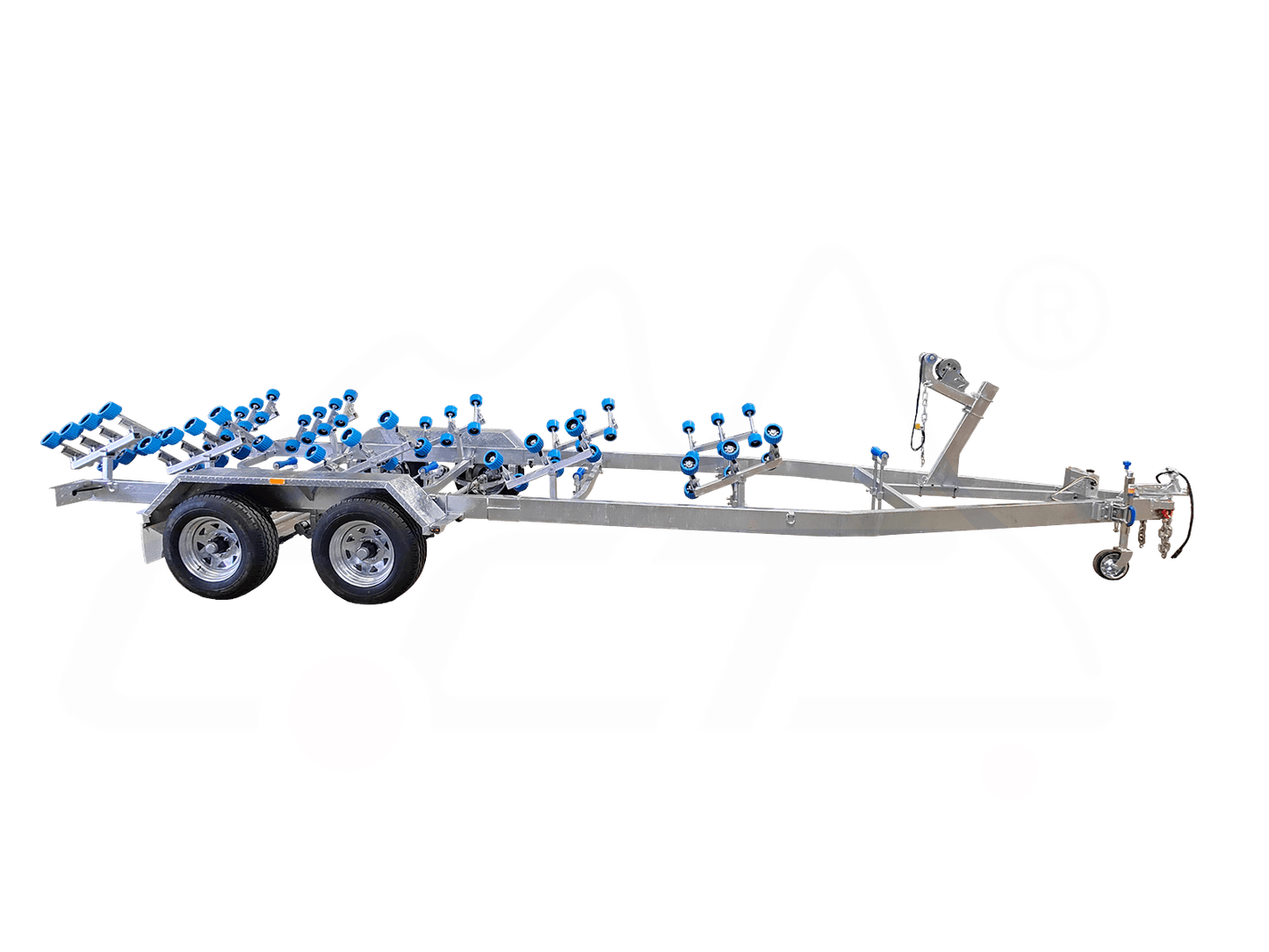 7.0M Tandem Galvanised Boat Trailer 3500kg ATM