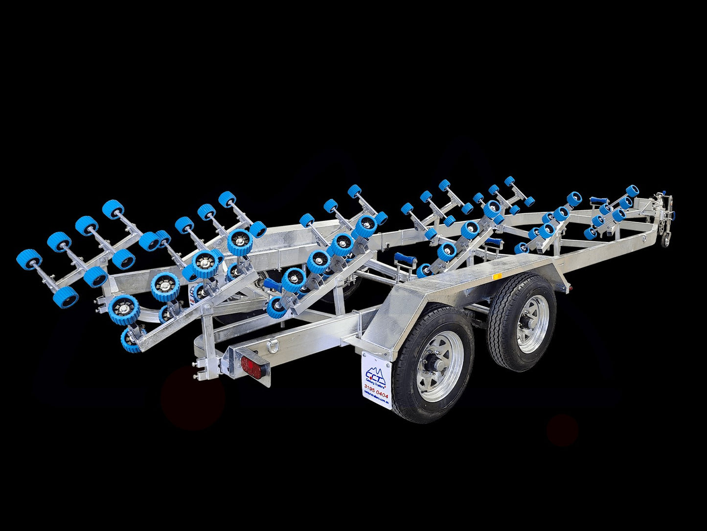 7.0M Tandem Galvanised Boat Trailer 3500kg ATM