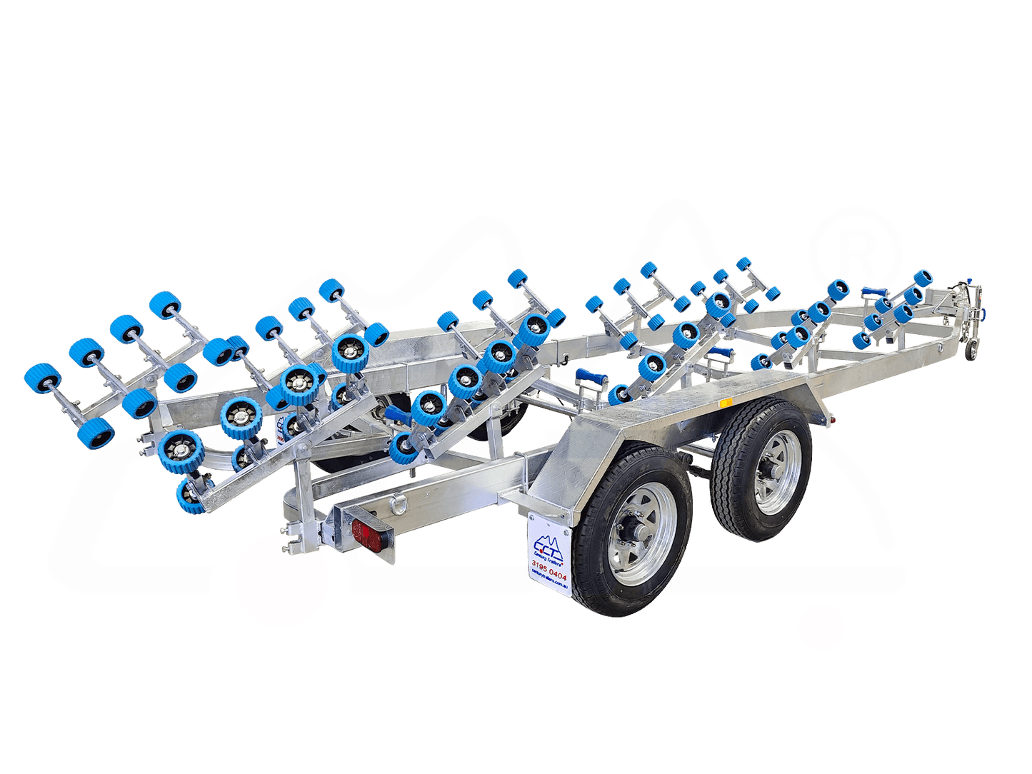7.0M Tandem Galvanised Boat Trailer 3500kg ATM
