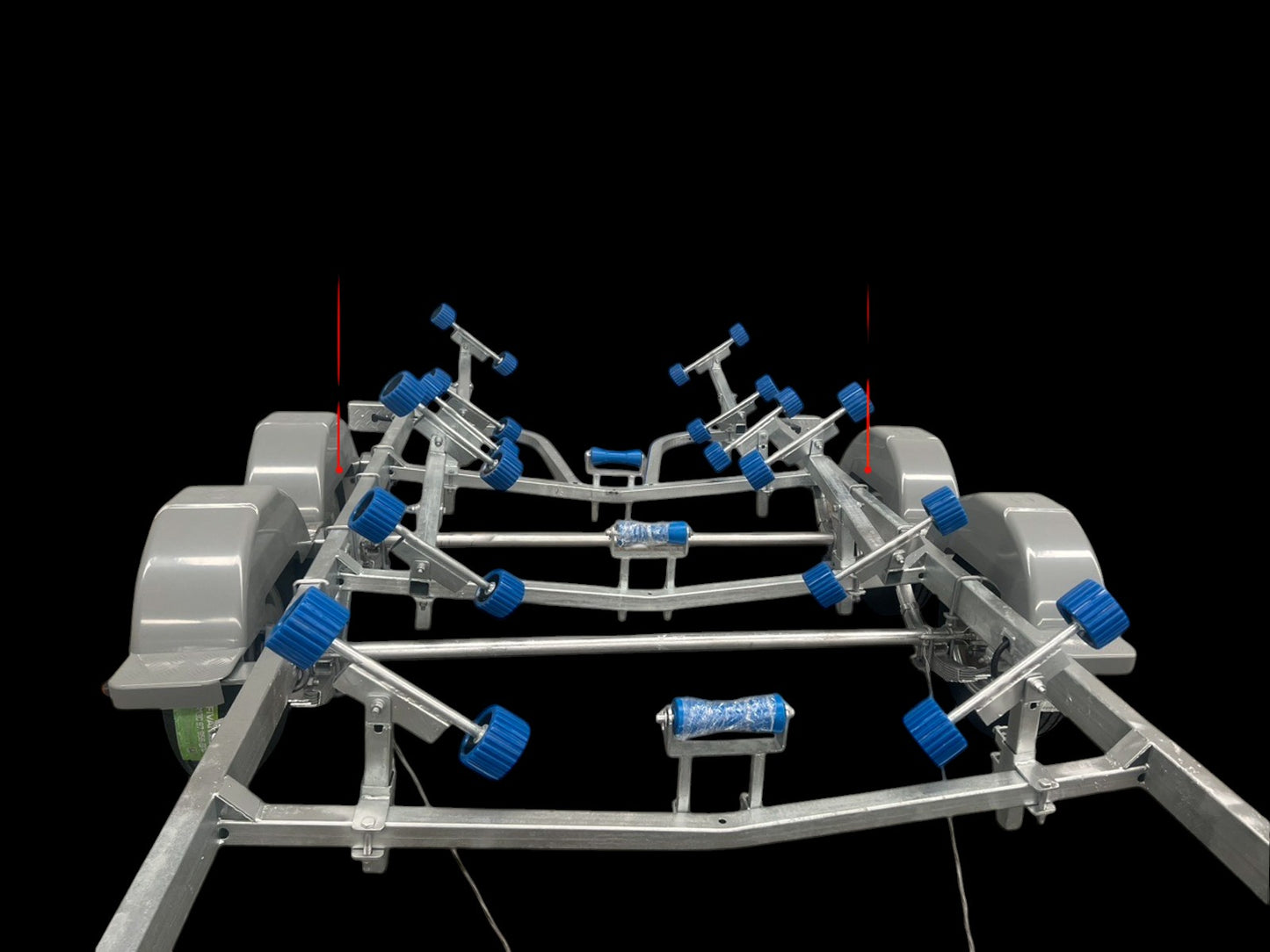 5.7M Tandem Galvanised Boat Trailer For Sale 2000kg ATM Duel