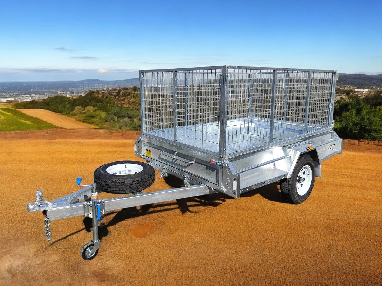 7x5 CCT Box Trailers Premium Model Ultra Heavy-Duty 750KG For Sale