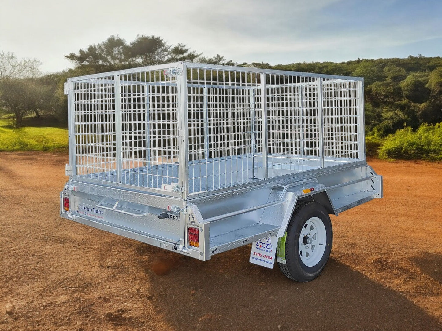 7x5 CCT Box Trailers Premium Model Ultra Heavy-Duty 750KG For Sale
