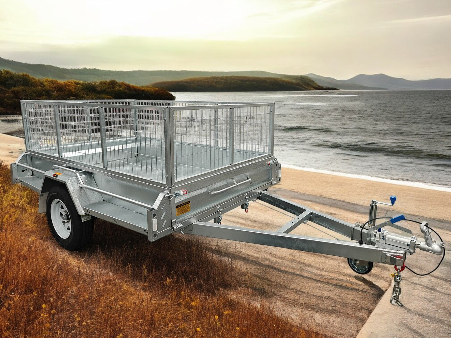 8x5 CCT Box Trailers Premium Model Ultra Heavy-Duty 1400KG For Sale