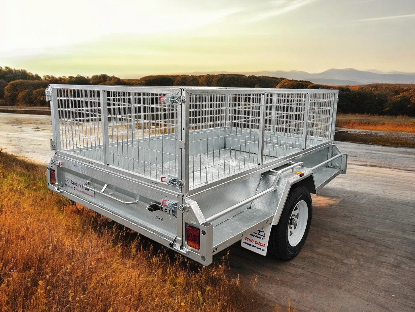 8x5 CCT Box Trailers Premium Model Ultra Heavy-Duty 1400KG For Sale