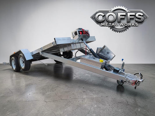 Hydraulic Tipper Car Trailer For Sale Deck size 16.4×6.6ft (5X2m) 3500KG/4500KG